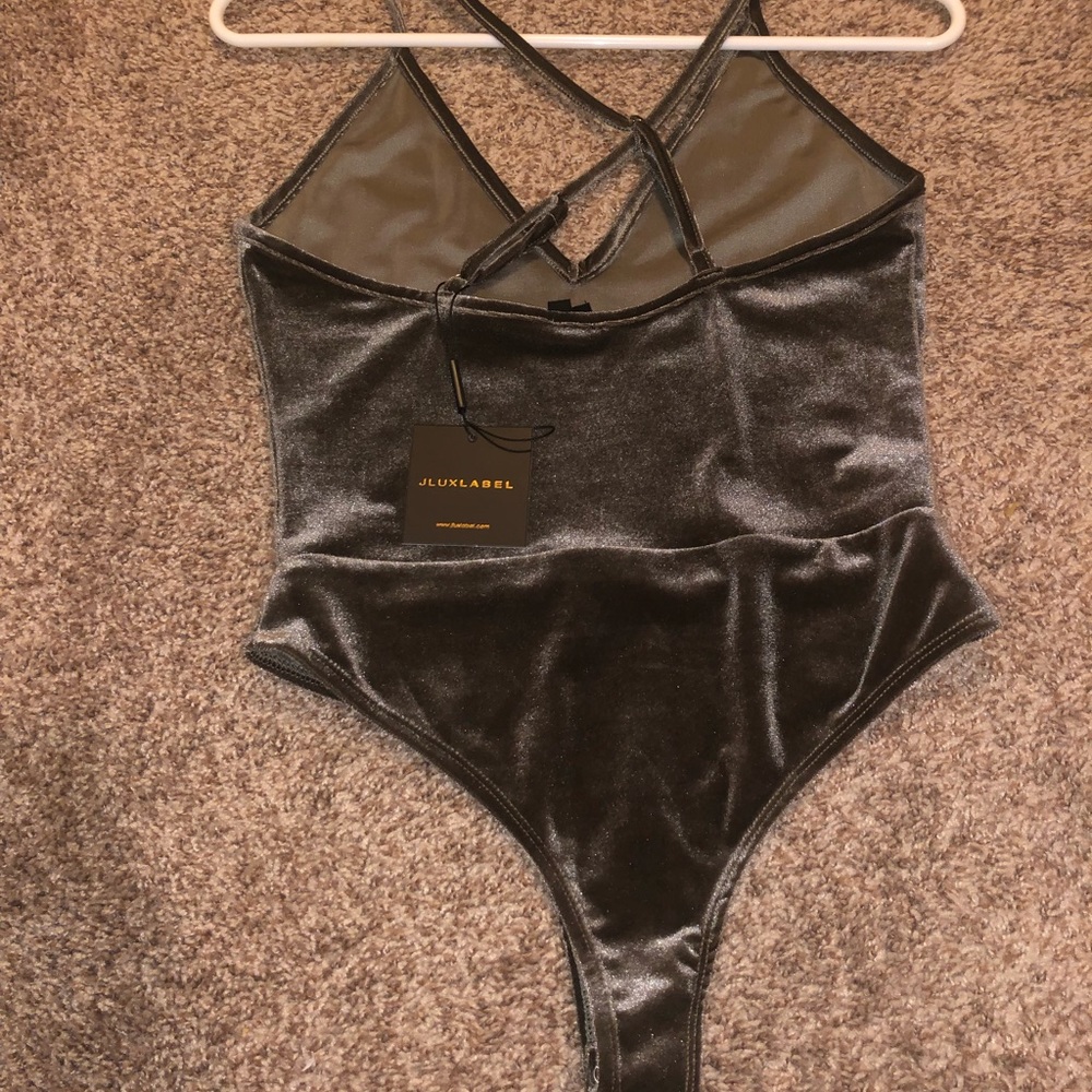 Green Velvet Bodysuit